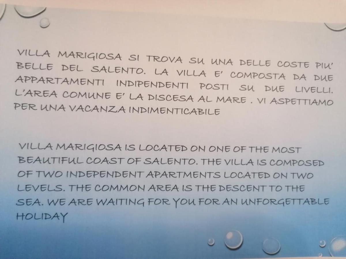 Villa Marigiosa Salento Marittima Dış mekan fotoğraf